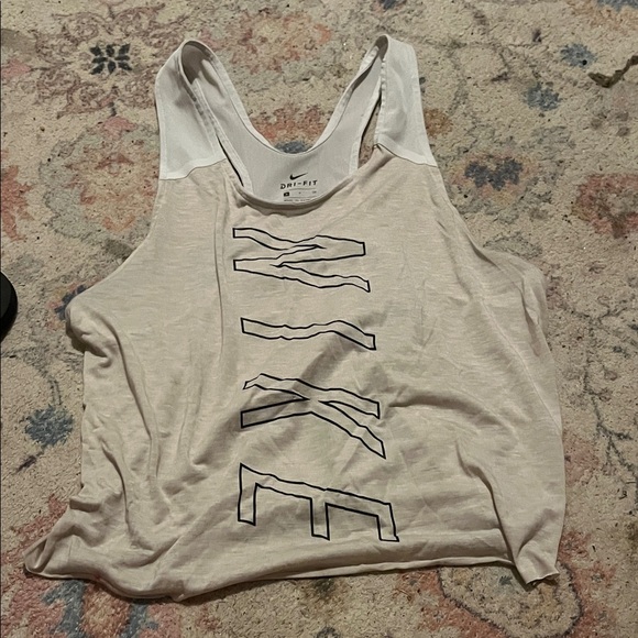 Nike Women's Beige Tank Top - Picture 1 of 3